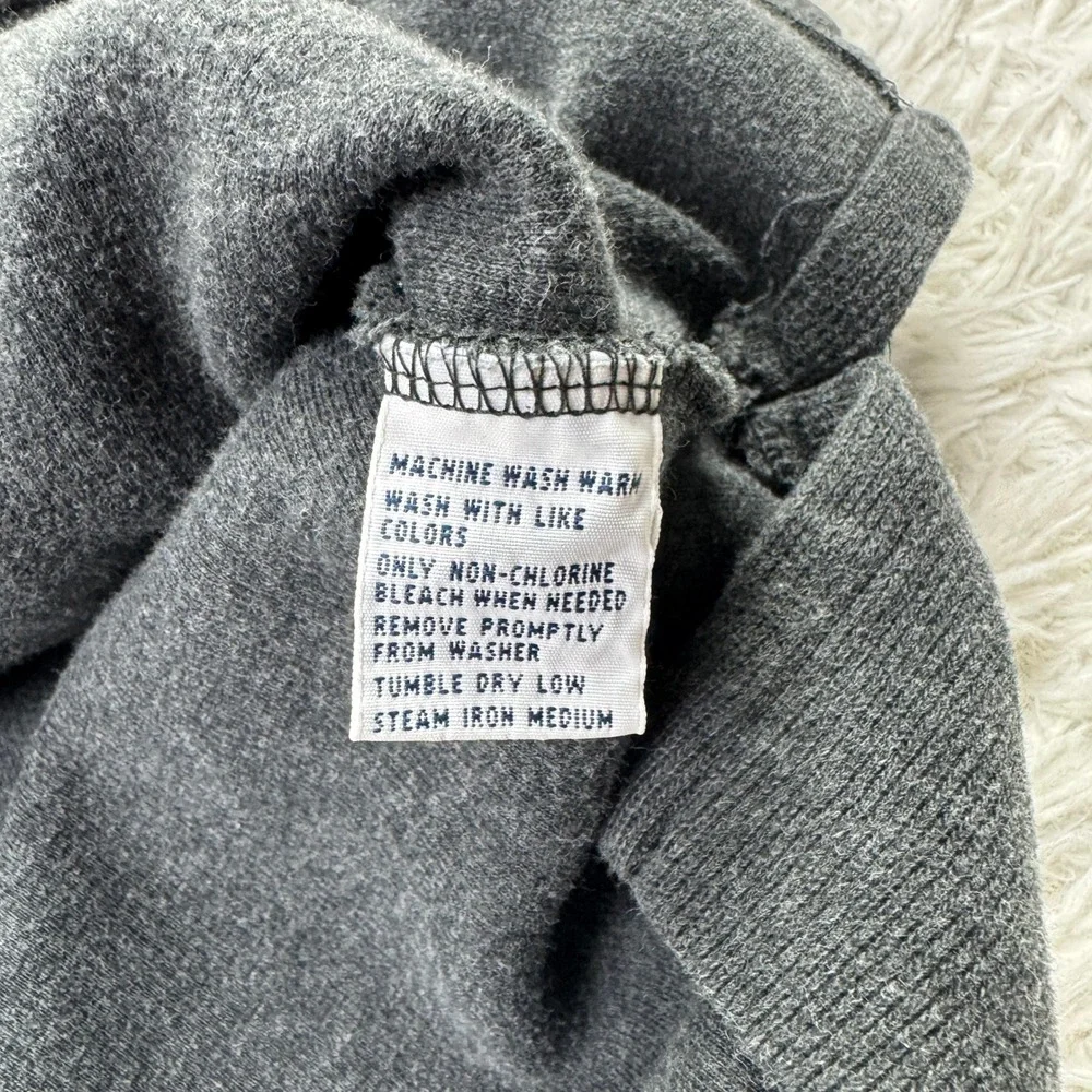 Polo Ralph Lauren Sweater Mens Extra Large Gray‎ 1/4 Zip 100% Cotton Pony Preppy